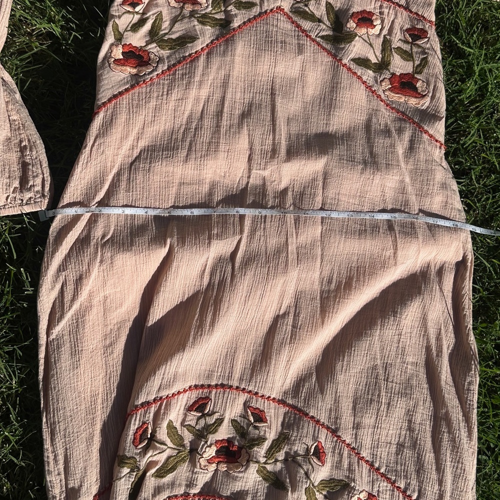 Chasing Unicorns Peach Embroidered Dress - Picture 10 of 11